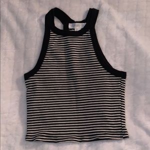 Black & White Striped Tank Top